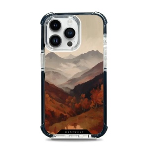 Odolný obal Mobiwear MagSafe Elite Bumper - Apple iPhone 14 Pro Max - DB35D Mlhavé údolí v horách