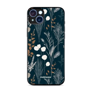 Lesklý kryt na mobil Apple iPhone 15 Plus - Mobiwear Glossy GB27G, trávy na sytě tyrkysové