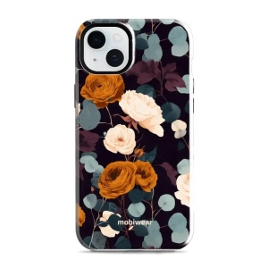 Odolný kryt na mobil Apple iPhone 15 Plus - Mobiwear Elite Pro EB25E, rezavé růže v noci