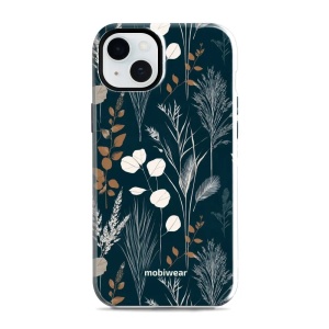 Odolný kryt na mobil Apple iPhone 15 Plus - Mobiwear Elite Pro EB27E, trávy na sytě tyrkysové