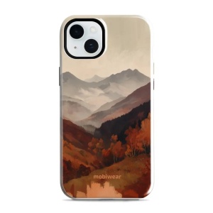 Odolný kryt na mobil Apple iPhone 15 Plus - Mobiwear Elite Pro EB35E, mlhavé údolí v horách