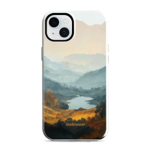 Odolný kryt na mobil Apple iPhone 15 Plus - Mobiwear Elite Pro EB36E, jezero v údolí
