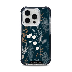 Odolný obal Mobiwear MagSafe Elite Bumper - Apple iPhone 15 Pro - DB27D Trávy na sytě tyrkysové
