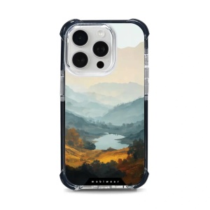 Odolný obal Mobiwear MagSafe Elite Bumper - Apple iPhone 15 Pro - DB36D Jezero v údolí