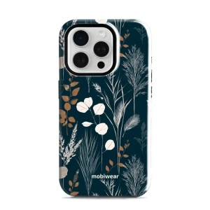 Odolný kryt na mobil Apple iPhone 15 Pro - Mobiwear Elite Pro EB27E, trávy na sytě tyrkysové