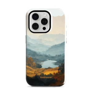 Odolný kryt na mobil Apple iPhone 15 Pro - Mobiwear Elite Pro EB36E, jezero v údolí