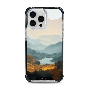 Odolný obal Mobiwear MagSafe Elite Bumper - Apple iPhone 15 Pro Max - DB36D Jezero v údolí