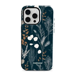 Odolný kryt na mobil Apple iPhone 15 Pro Max - Mobiwear Elite Pro EB27E, trávy na sytě tyrkysové