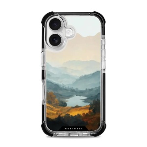 Odolný obal Mobiwear MagSafe Elite Bumper - Apple iPhone 16 - DB36D Jezero v údolí
