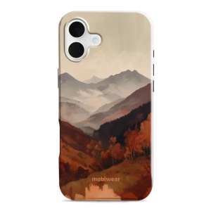 Odolný kryt na mobil Apple iPhone 16 Plus - Mobiwear Elite Pro EB35E, mlhavé údolí v horách