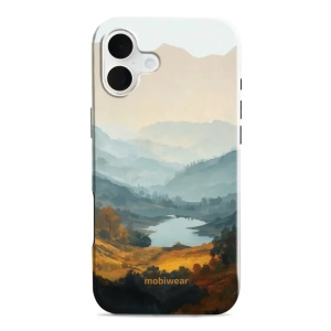 Odolný kryt na mobil Apple iPhone 16 Plus - Mobiwear Elite Pro EB36E, jezero v údolí