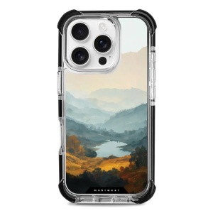 Odolný obal Mobiwear MagSafe Elite Bumper - Apple iPhone 16 Pro - DB36D Jezero v údolí
