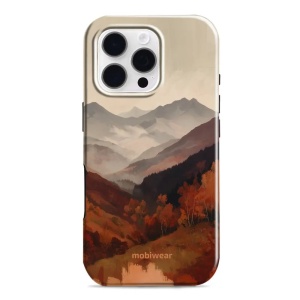 Odolný kryt na mobil Apple iPhone 16 Pro - Mobiwear Elite Pro EB35E, mlhavé údolí v horách