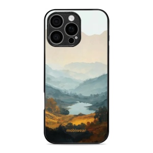 Lesklý kryt na mobil Apple iPhone 16 Pro Max - Mobiwear Glossy GB36G, jezero v údolí