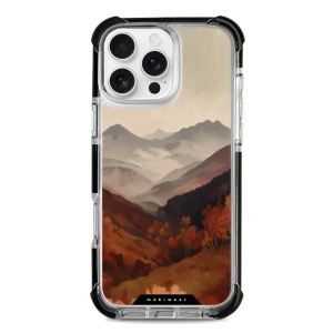 Odolný obal Mobiwear MagSafe Elite Bumper - Apple iPhone 16 Pro Max - DB35D Mlhavé údolí v horách