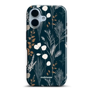 Odolný kryt na mobil Apple iPhone 17 - Mobiwear Elite Pro EB27E, trávy na sytě tyrkysové