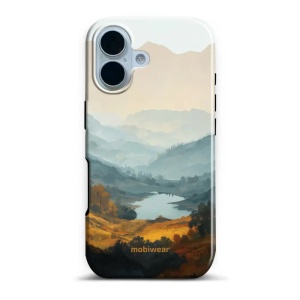 Odolný kryt na mobil Apple iPhone 17 - Mobiwear Elite Pro EB36E, jezero v údolí