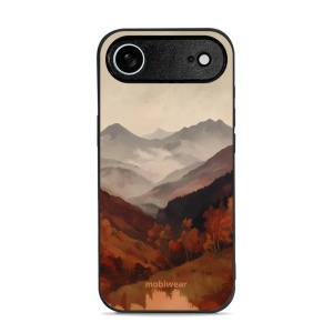 Lesklý kryt na mobil Apple iPhone 17 Air - Mobiwear Glossy GB35G, mlhavé údolí v horách