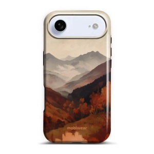 Odolný kryt na mobil Apple iPhone 17 Air - Mobiwear Elite Pro EB35E, mlhavé údolí v horách
