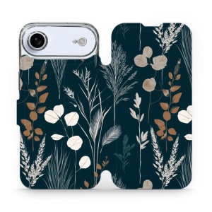 Flip pouzdro na mobil Apple iPhone 17 Air - Mobiwear VB27S, trávy na sytě tyrkysové