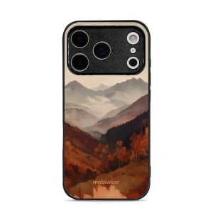 Lesklý kryt na mobil Apple iPhone 17 Pro - Mobiwear Glossy GB35G, mlhavé údolí v horách