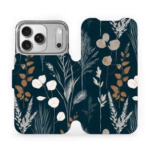 Flip pouzdro na mobil Apple iPhone 17 Pro - Mobiwear VB27S, trávy na sytě tyrkysové