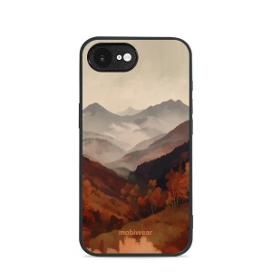 Lesklý kryt na mobil Apple iPhone 17e - Mobiwear Glossy GB35G, mlhavé údolí v horách