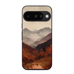Lesklý kryt na mobil Google Pixel 10 / Pixel 10 Pro - Mobiwear Glossy GB35G, mlhavé údolí v horách