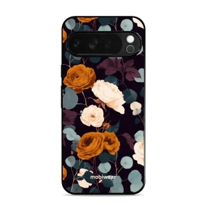Lesklý kryt na mobil Google Pixel 10 Pro XL - Mobiwear Glossy GB25G, rezavé růže v noci