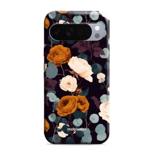 Odolný kryt na mobil Google Pixel 10 Pro XL - Mobiwear Elite Pro EB25E, rezavé růže v noci