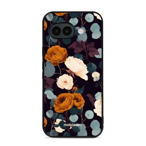 Lesklý kryt na mobil Google Pixel 10a - Mobiwear Glossy GB25G, rezavé růže v noci