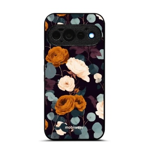 Lesklý kryt na mobil Google Pixel 11 Pro - Mobiwear Glossy GB25G, rezavé růže v noci