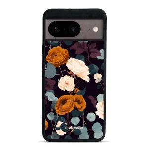 Lesklý kryt na mobil Google Pixel 8 - Mobiwear Glossy GB25G, rezavé růže v noci