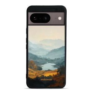 Lesklý kryt na mobil Google Pixel 8 - Mobiwear Glossy GB36G, jezero v údolí