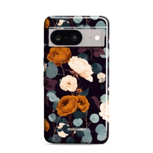 Odolný kryt na mobil Google Pixel 8 - Mobiwear Elite Pro EB25E, rezavé růže v noci