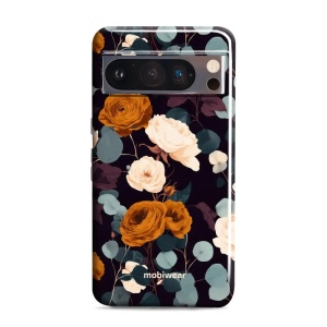 Odolný kryt na mobil Google Pixel 8 Pro - Mobiwear Elite Pro EB25E, rezavé růže v noci