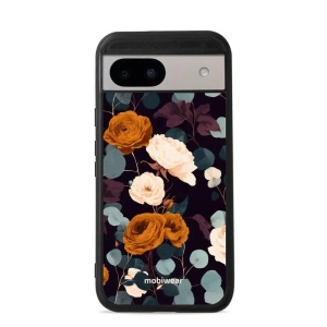 Lesklý kryt na mobil Google Pixel 8a - Mobiwear Glossy GB25G, rezavé růže v noci