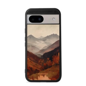 Lesklý kryt na mobil Google Pixel 8a - Mobiwear Glossy GB35G, mlhavé údolí v horách