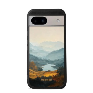 Lesklý kryt na mobil Google Pixel 8a - Mobiwear Glossy GB36G, jezero v údolí