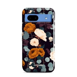 Odolný kryt na mobil Google Pixel 8a - Mobiwear Elite Pro EB25E, rezavé růže v noci