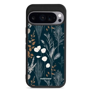 Lesklý kryt na mobil Google Pixel 9 / Pixel 9 Pro - Mobiwear Glossy GB27G, trávy na sytě tyrkysové