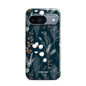 Odolný kryt na mobil Google Pixel 9 / Pixel 9 Pro - Mobiwear Elite Pro EB27E, trávy na sytě tyrkysové