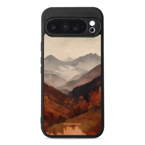 Lesklý kryt na mobil Google Pixel 9 Pro XL - Mobiwear Glossy GB35G, mlhavé údolí v horách