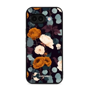 Lesklý kryt na mobil Google Pixel 9a - Mobiwear Glossy GB25G, rezavé růže v noci