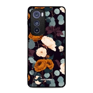 Lesklý kryt na mobil Motorola Edge 30 5G - Mobiwear Glossy GB25G, rezavé růže v noci