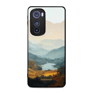Lesklý kryt na mobil Motorola Edge 30 5G - Mobiwear Glossy GB36G, jezero v údolí
