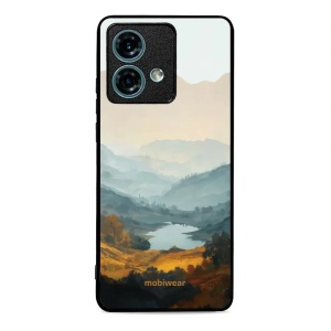 Lesklý kryt na mobil Motorola Edge 40 Neo - Mobiwear Glossy GB36G, jezero v údolí