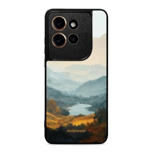 Lesklý kryt na mobil Motorola Edge 50 Neo - Mobiwear Glossy GB36G, jezero v údolí