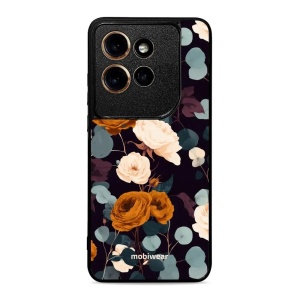 Lesklý kryt na mobil Motorola Edge 60 Neo - Mobiwear Glossy GB25G, rezavé růže v noci