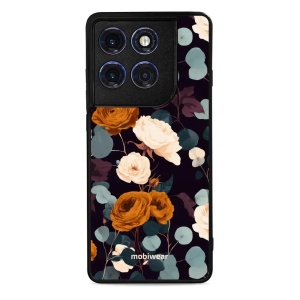 Lesklý kryt na mobil Motorola Edge 60 Pro - Mobiwear Glossy GB25G, rezavé růže v noci